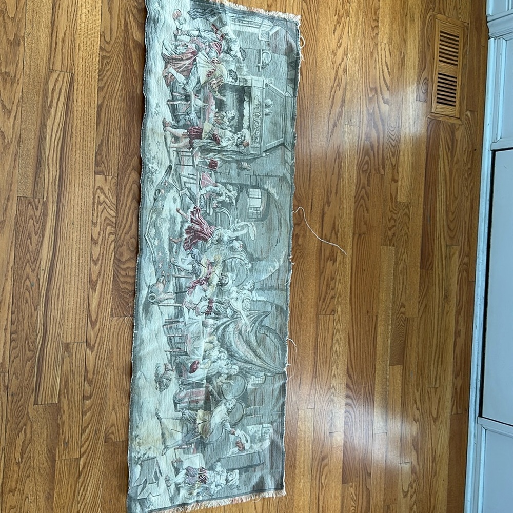 Vintage tapestry. Belgium stamped on back. Beautiful